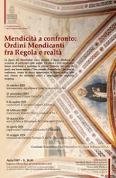 Mendicità a confronto: Ordini Mendicanti fra Regola e realtà